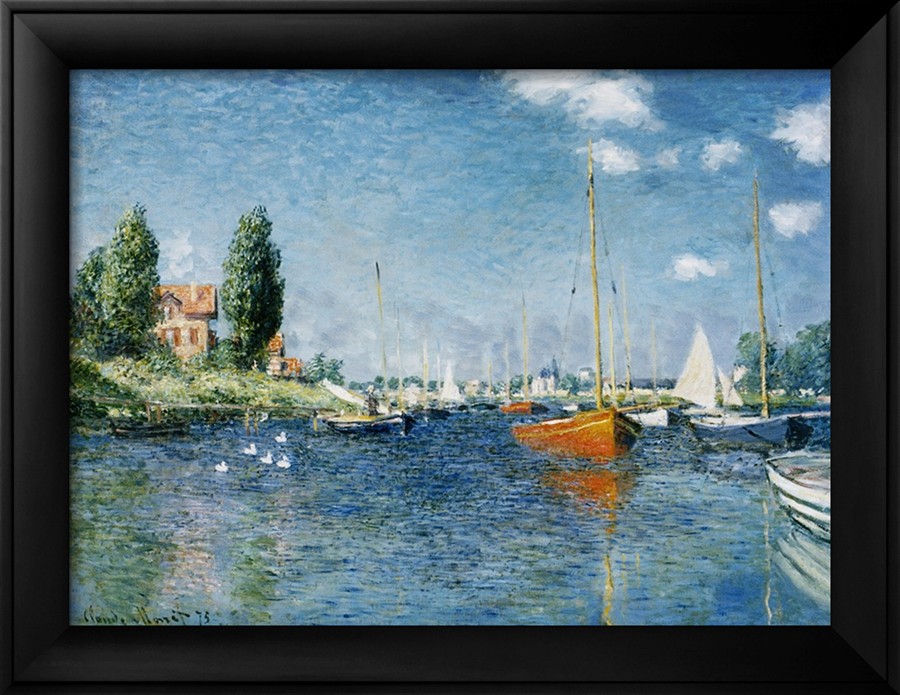 Red Boats, Argenteuil - Claude Monet Paintings